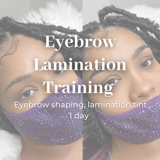 Private Brow Lamination, Tinting and Shaping Training